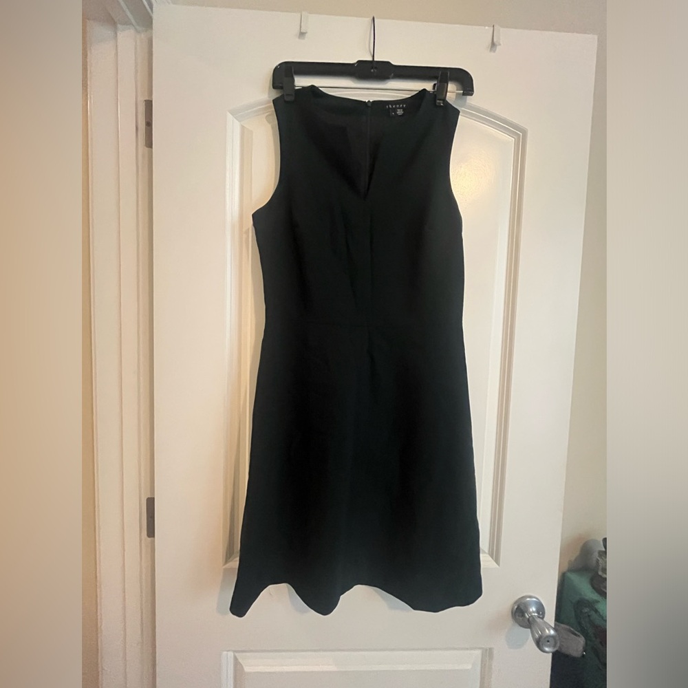 Theory Dark Green Sleeveless Dress